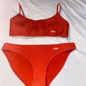 Triangl Velvet Swimsuit